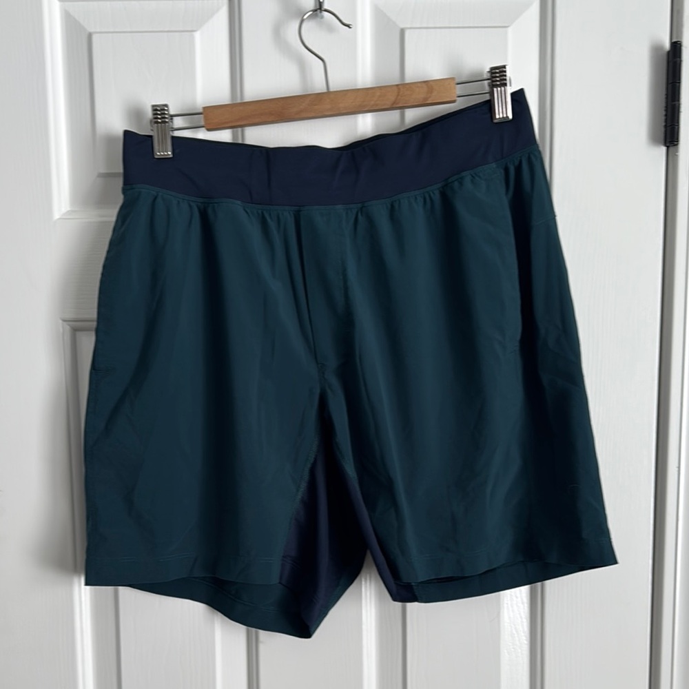 Men's Teal Athletic Shorts